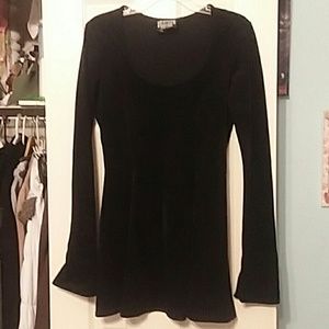 Black velvet dress by Lip Service size Medium